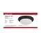 Nuvo 25W Flush Mount Twist & Lock Fixture, LED 14 in. Matte Black Finish Frosted Glass 62/689 - alternate 3